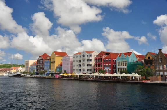 Punda, região de Willemstad, em Curaçao